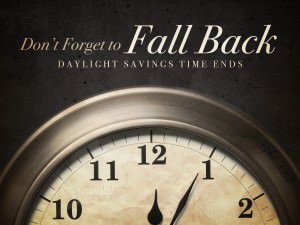 Fall Back clock